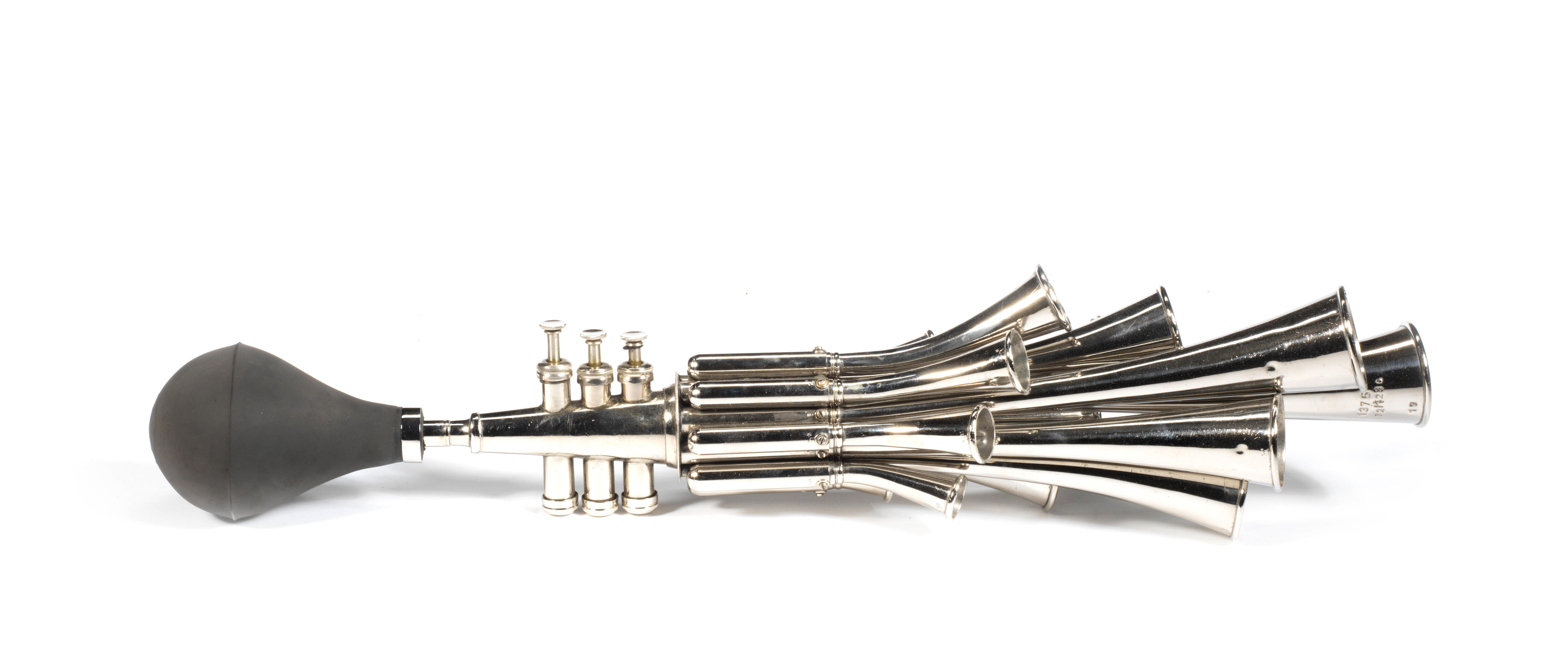 Bonhams Cars A rare sixteen trumpet bulb horn, French, circa 1910,