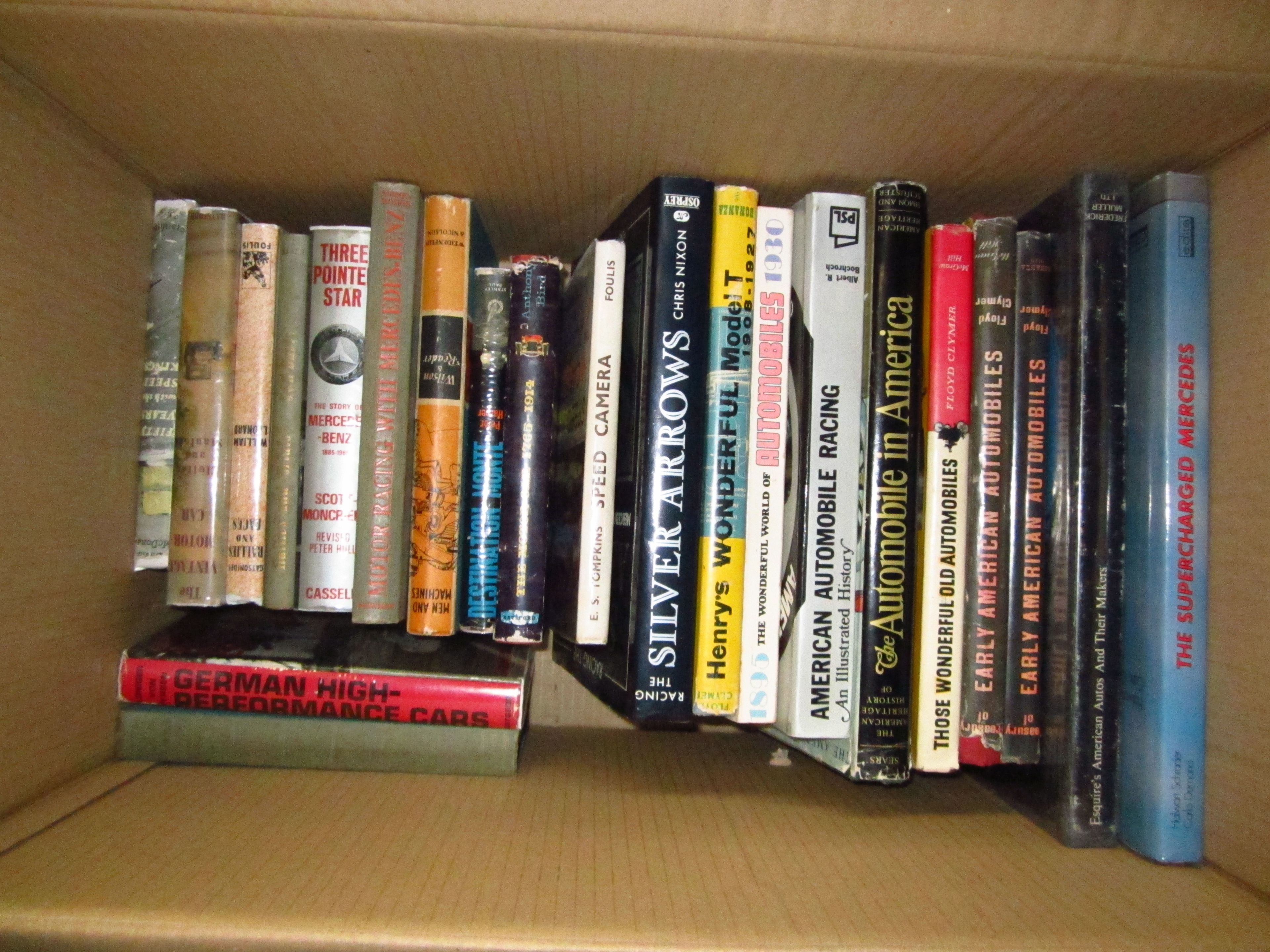 Assorted motoring books,