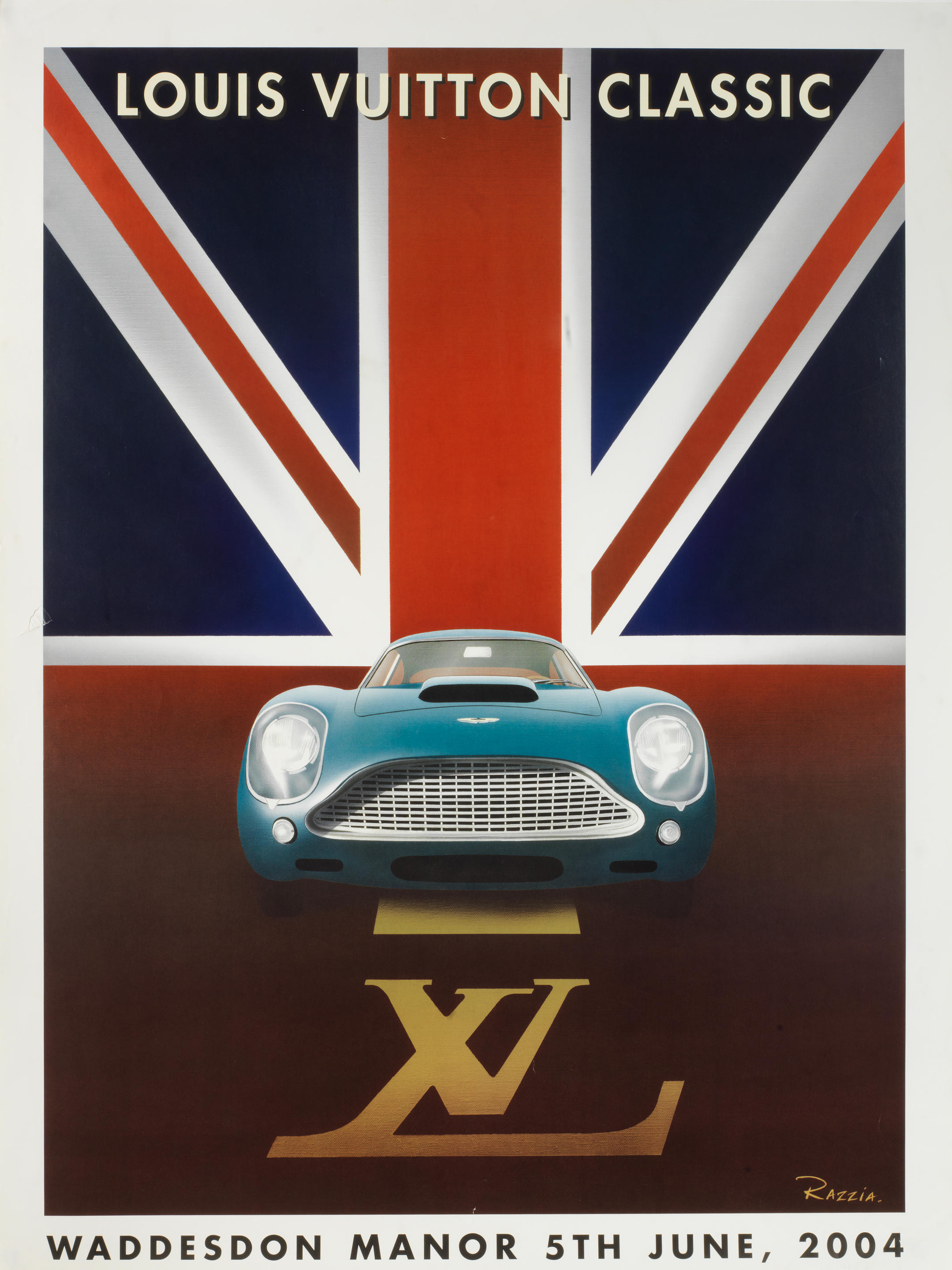 Bonhams Cars : A 2004 Louis Vuitton Classic poster featuring Aston