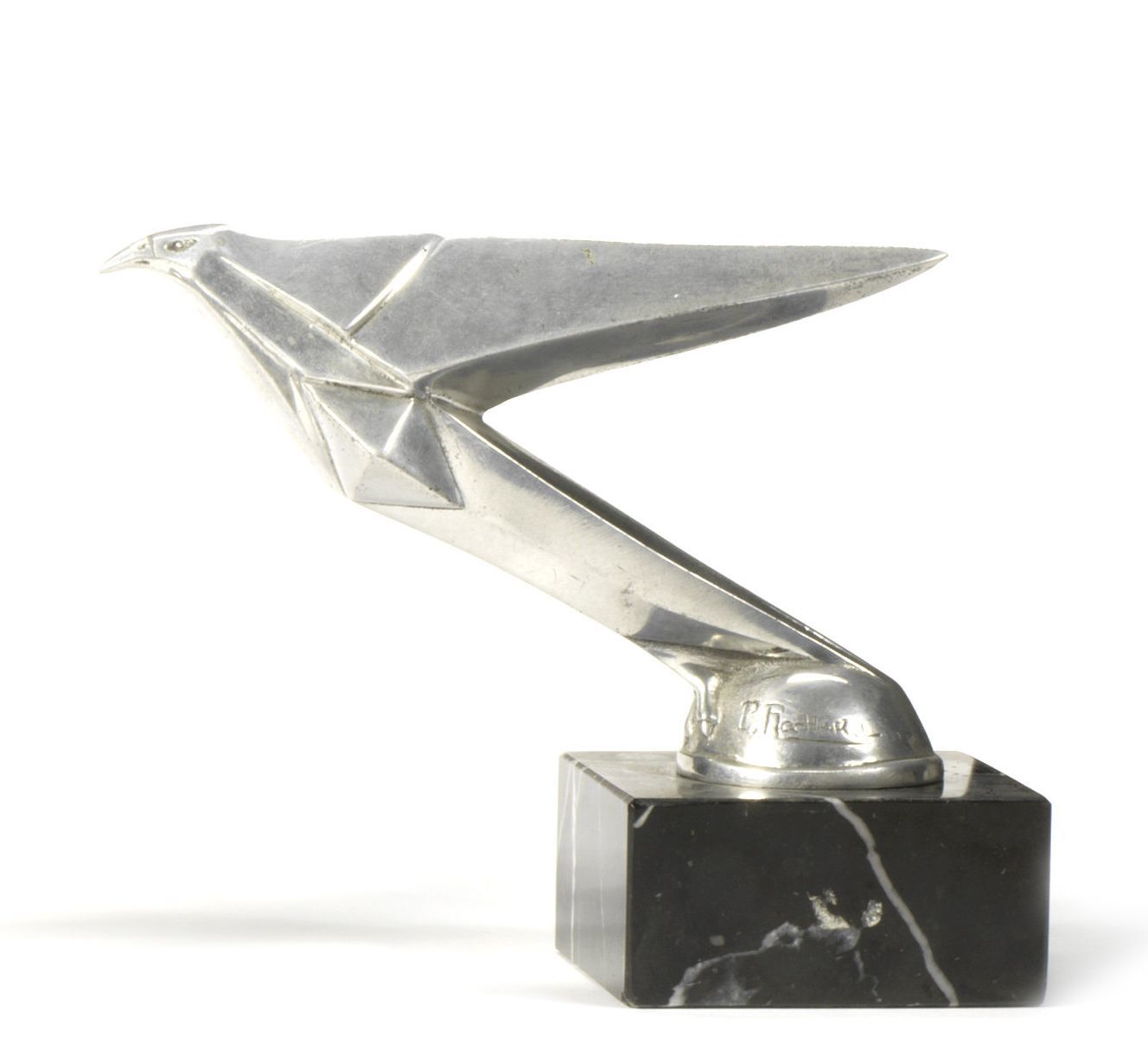 Bonhams Cars : An Art Deco Eagle mascot, by P Rochard, 1920s,