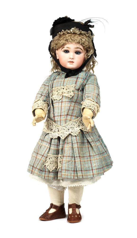 Rare Poupée Ancienne Jumeau 27cm Tête En Biscuit - SFBJ Bleuette Taille 2, époque 1900