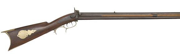 Bonhams : A 50-Bore Percussion Over-And-Under Rifle And Gun