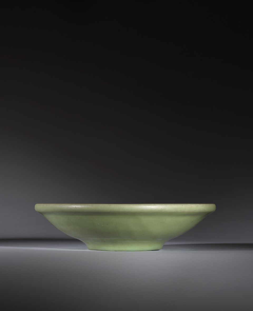 A large Longquan celadon charger 14th century