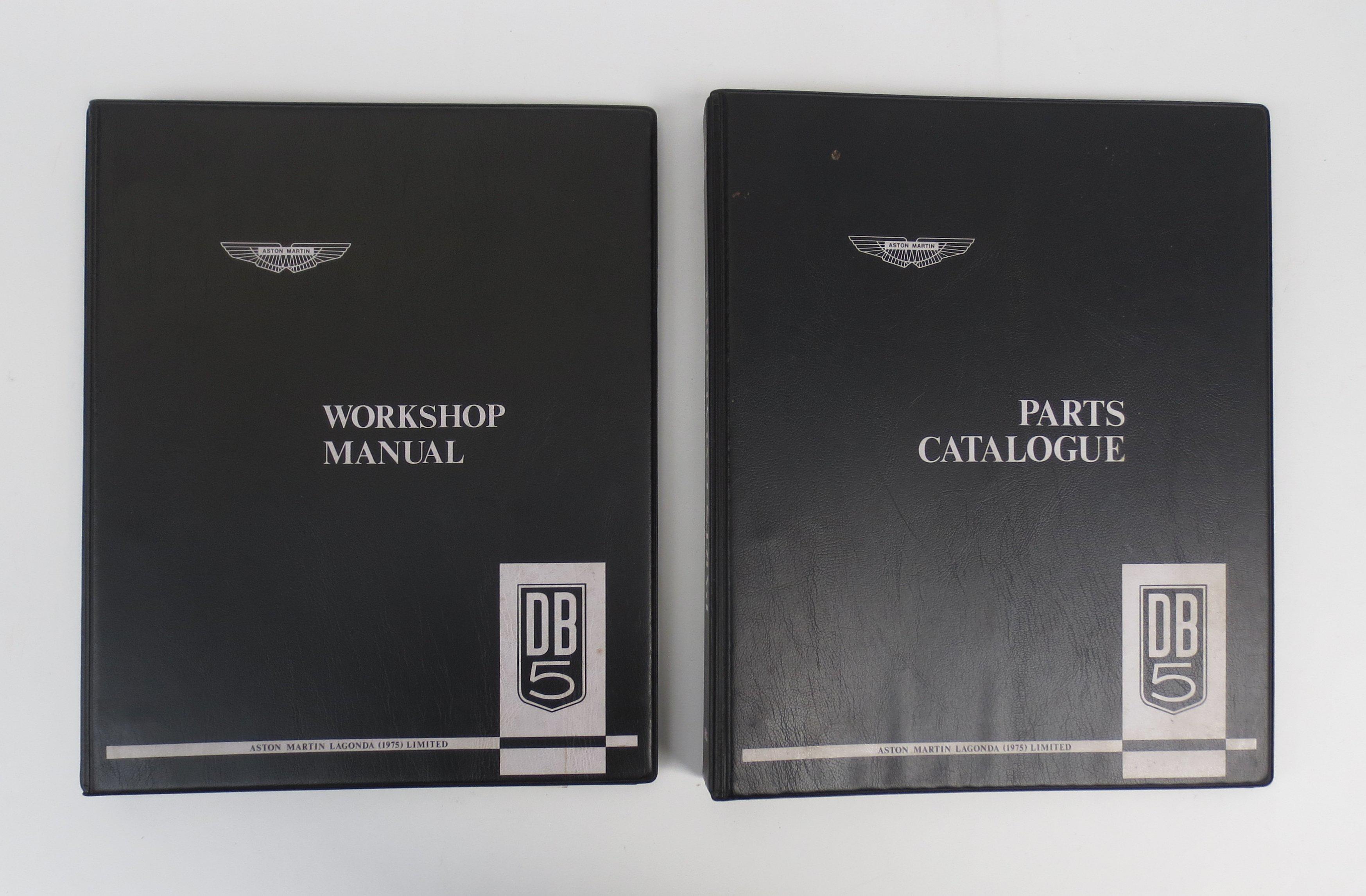 Bonhams Cars : Aston Martin DB5 workshop manual and parts catalogue,