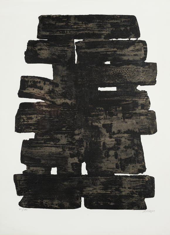 Bonhams : Pierre Soulages (French, born 1919) Eau-Forte XIII Etching ...