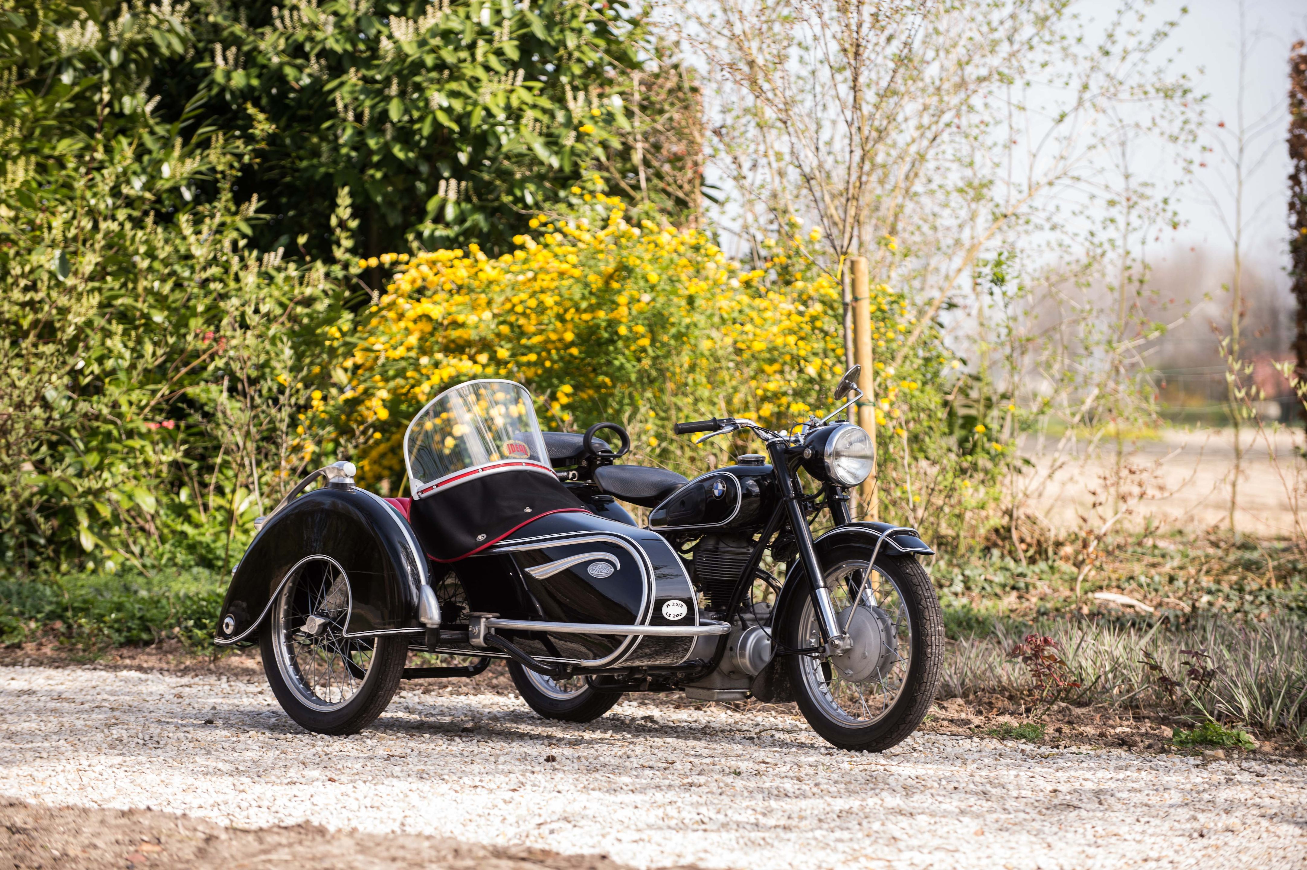 Bonhams Cars : 1954 BMW 250cc R25/3 & Steib Sidecar Frame no. 317474