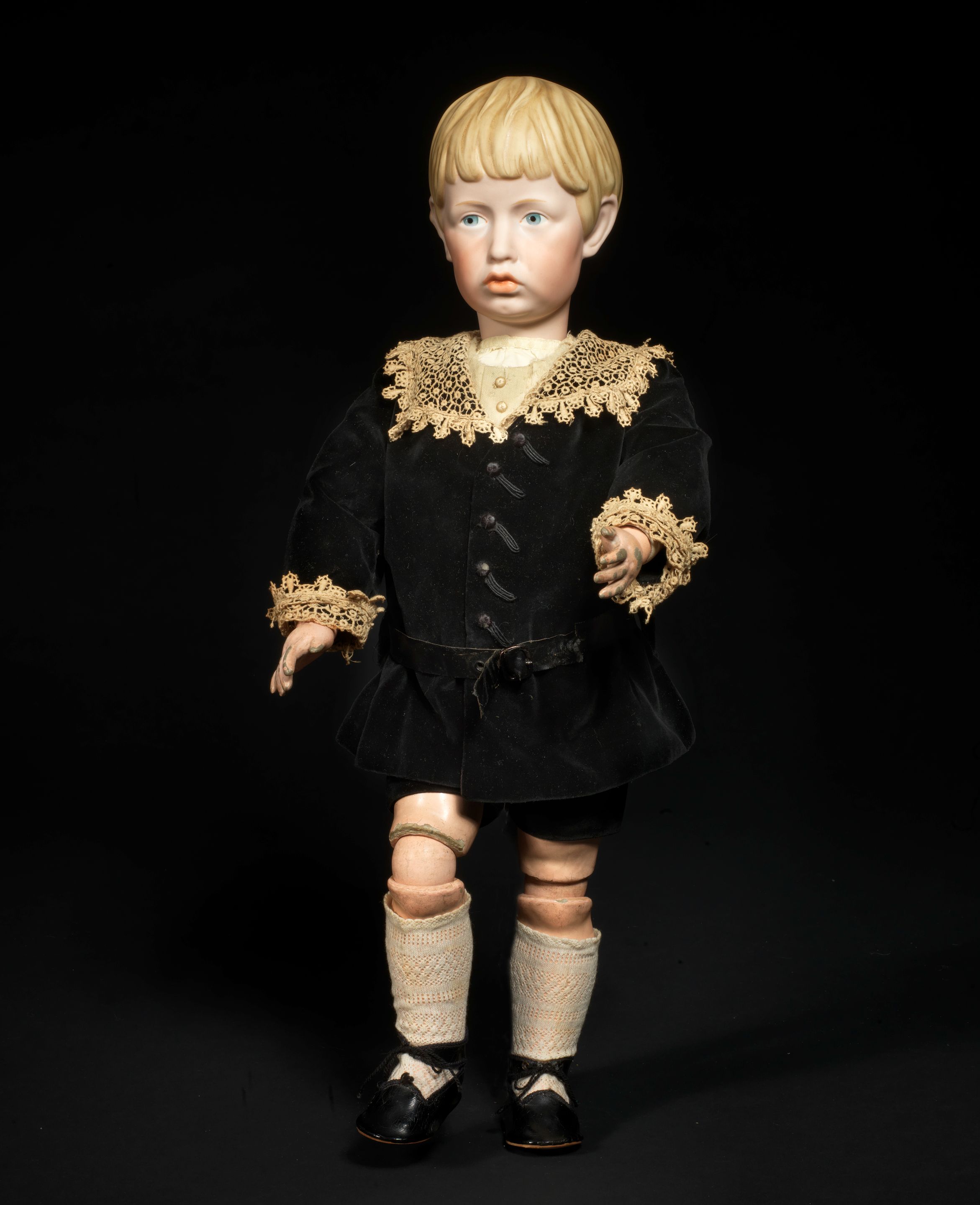 Poupée Ancienne Kämmer & Reinhardt Waltershausen 1900-1919 - Fille Vêtements Amovibles