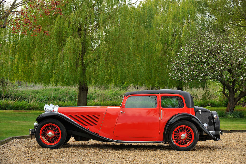 Bonhams : 1935 SS1 3 1/2-Litre Saloon Chassis no. 248824 Engine no. Z2460
