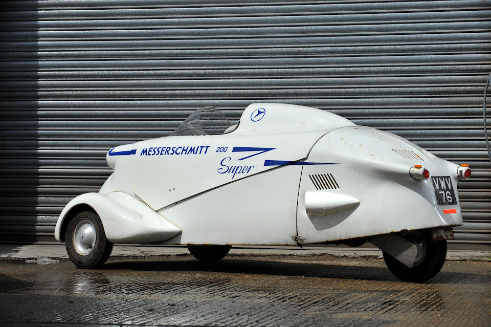 Bonhams Property Of A Deceased S Estate 1960 Messerschmitt Kr0 Super Replica Chassis No 746