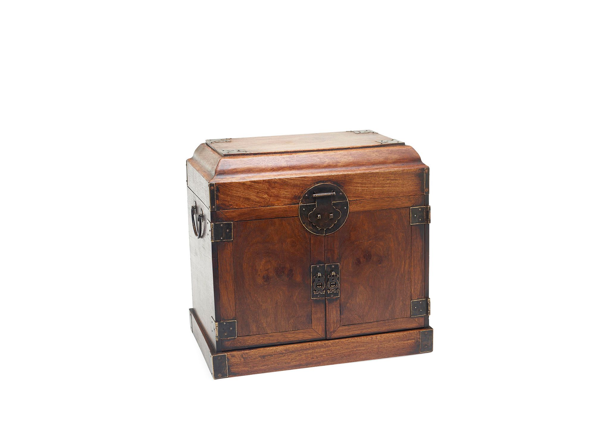 Bonhams A Chinese huanghuali tabletop chest, guanpixiang Late Qing