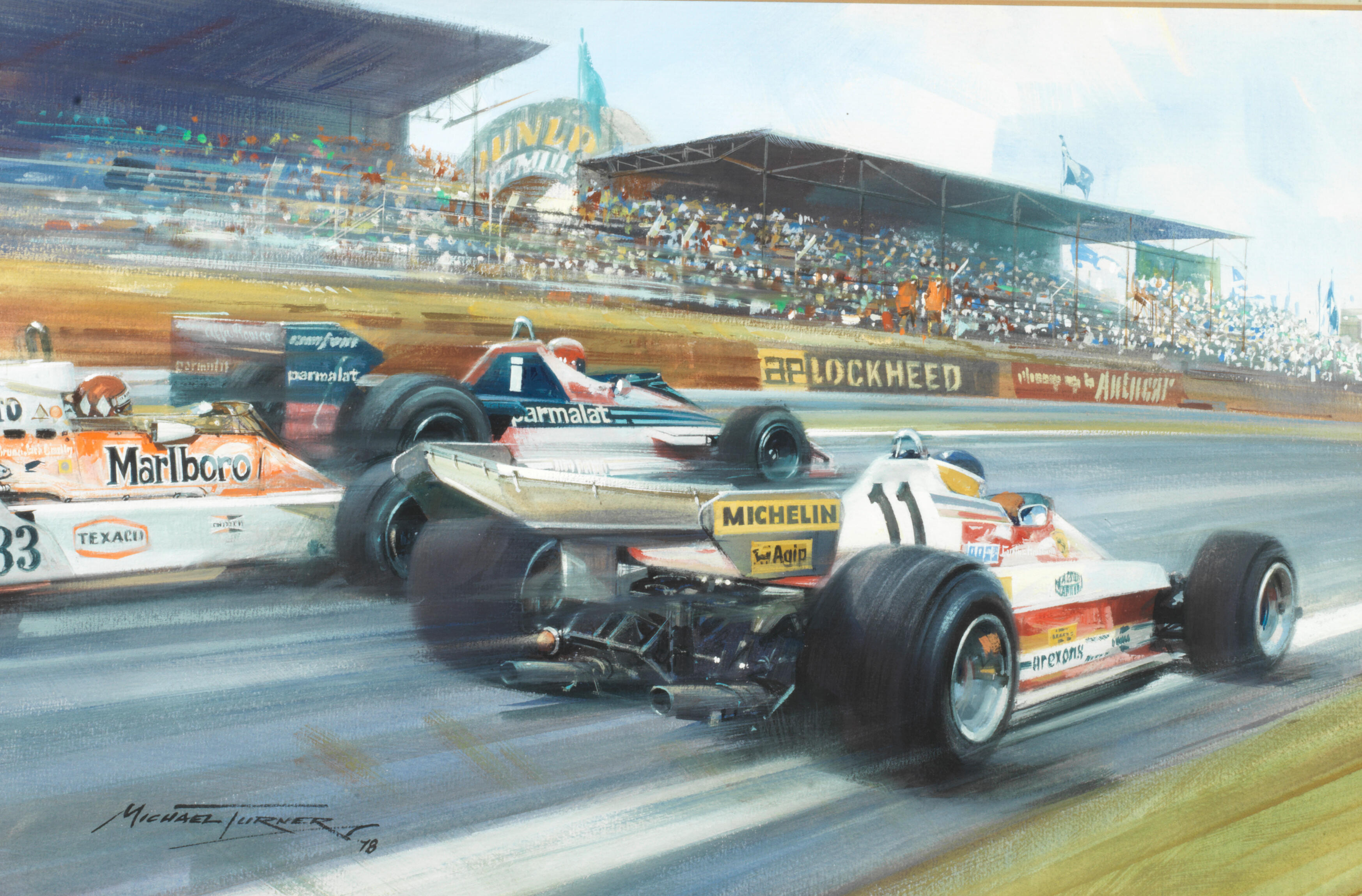 Bonhams Michael Turner (British, 1935), '1978 British Grand Prix',