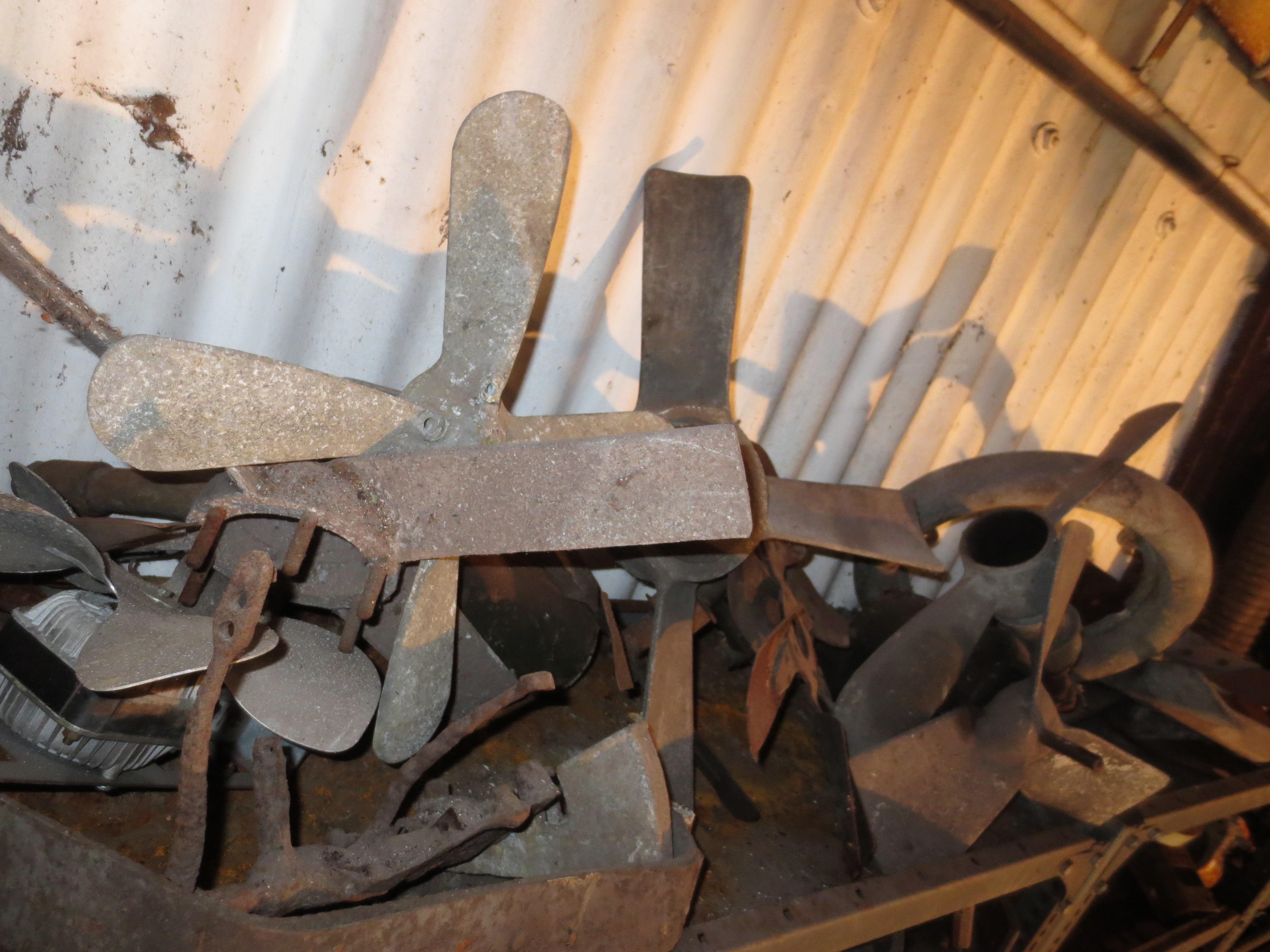Bonhams Cars : Assorted fan blades.
