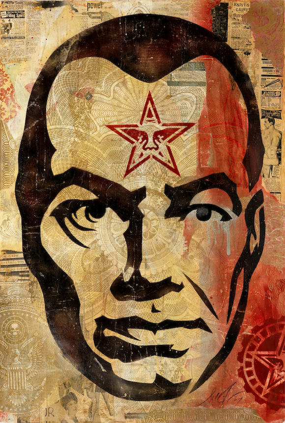 Bonhams : Shepard Fairey (American, born 1970) Big Brother 2007