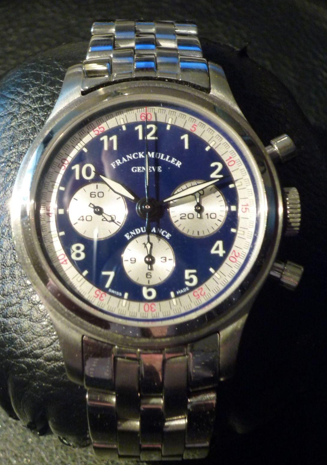 Bonhams Cars : Franck Muller. A rare limited edition stainless steel ...
