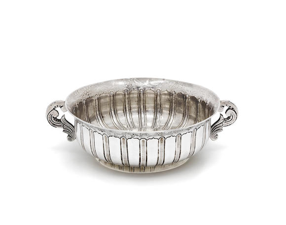 Bonhams : An early 19th century Mexican silver two-handled bowl stamped ...