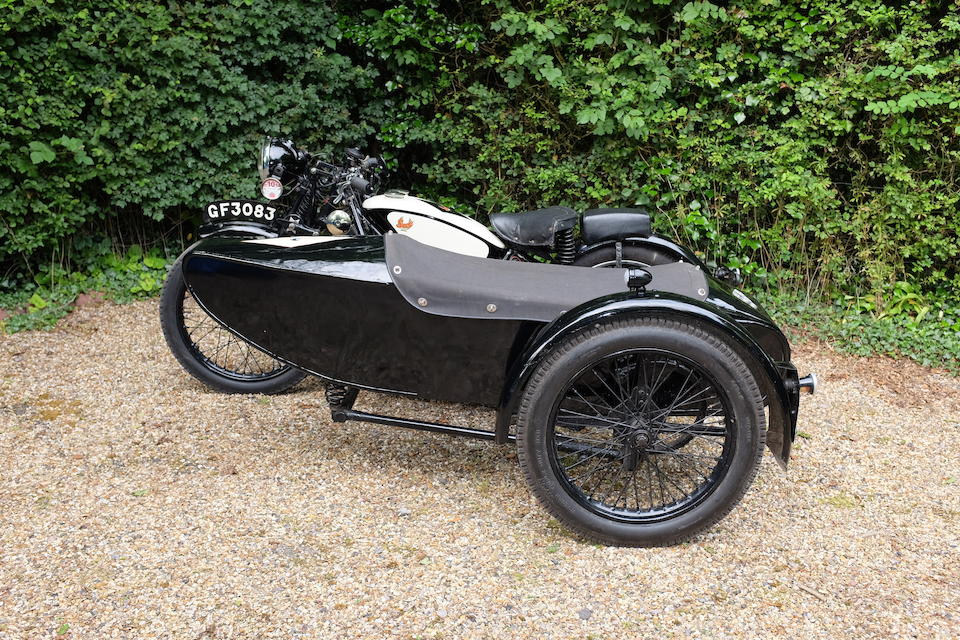 Bonhams : 1930 Scott 596cc Flying Squirrel Tourer & Scott Sidecar Frame ...