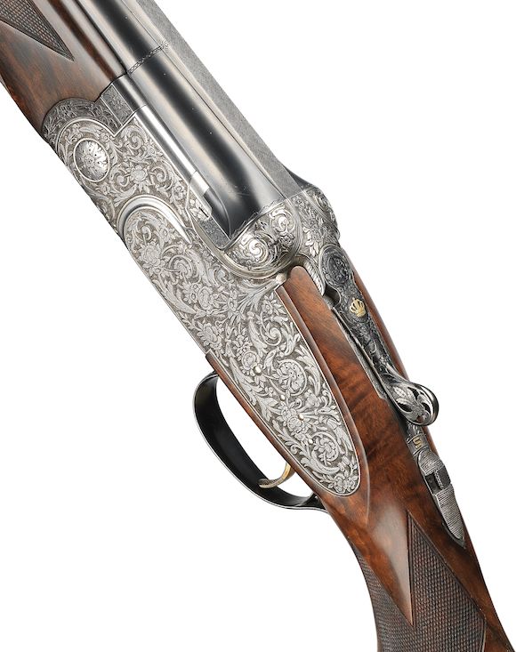 Bonhams : A 12-bore 'S3EELL' single-trigger over-and-under sidelock ...