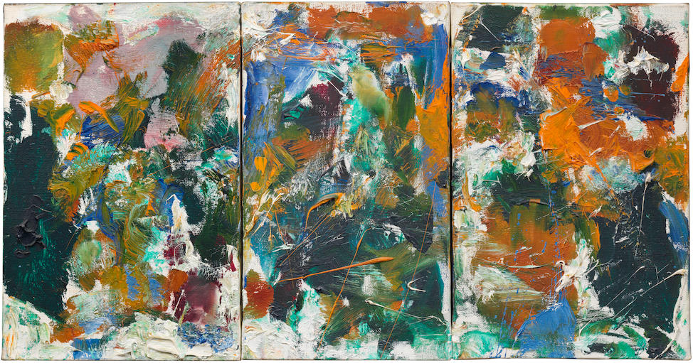 Joan Mitchell (American, 1925-1992) Untitled (Triptych) 1975-1976