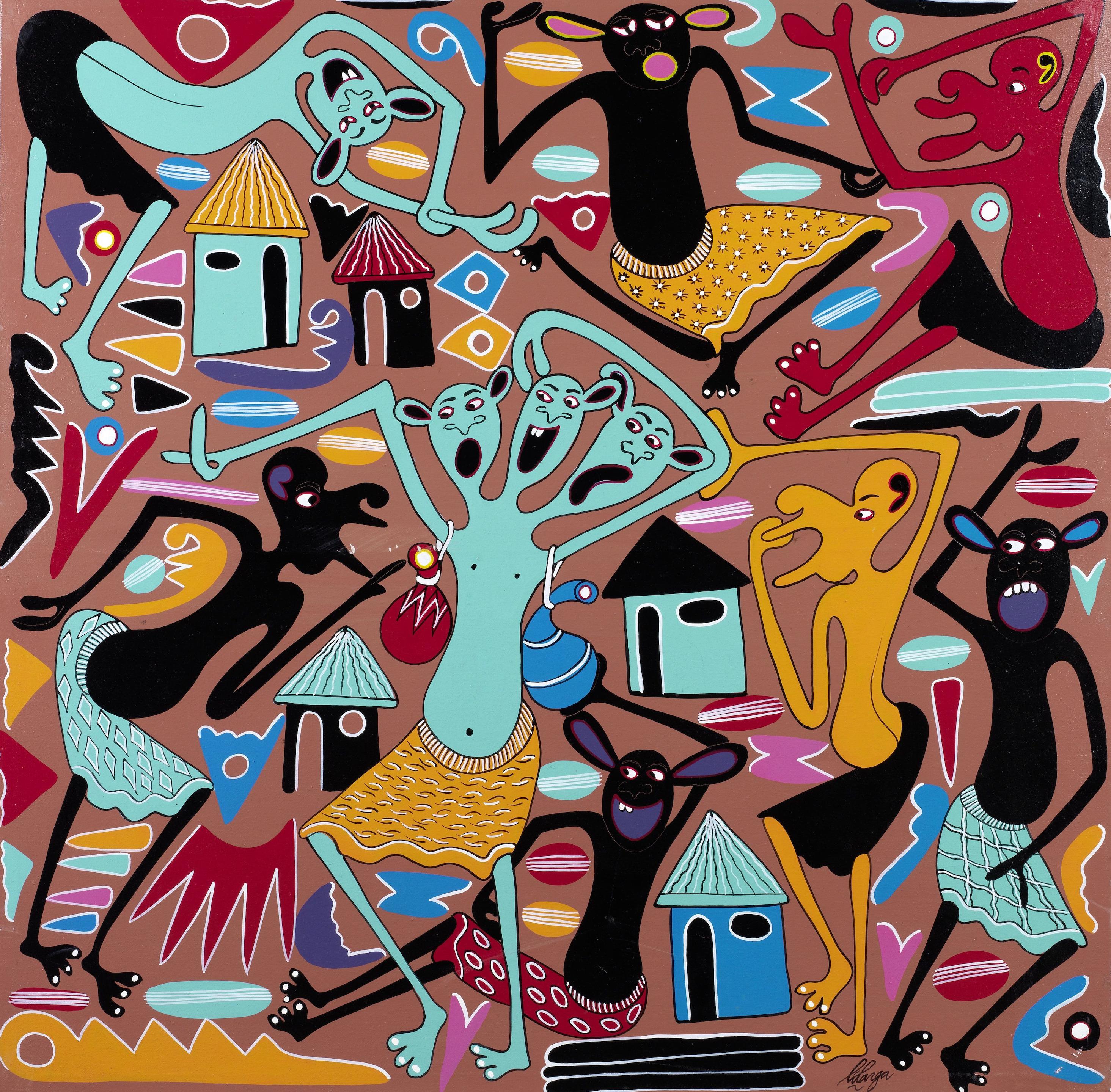 George Lilanga, Tanzania | African art, African artists, Art wallpaper