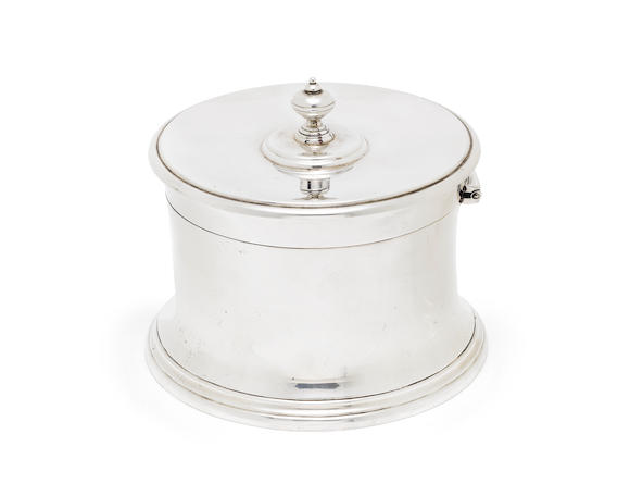 Bonhams : A Scottish silver biscuit box by Edward & Sons, Glasgow 1930