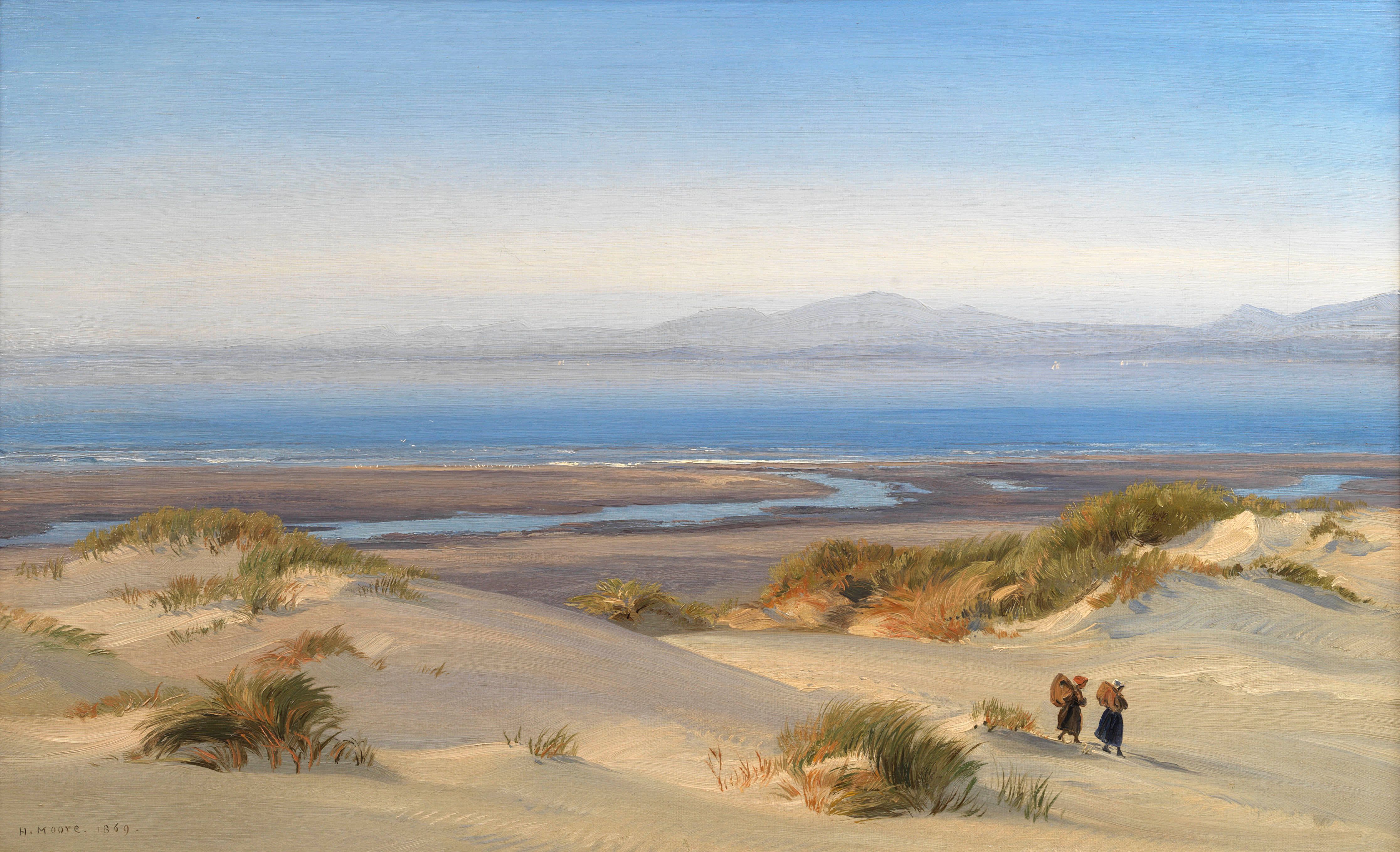 On The Dunes At Low Tide