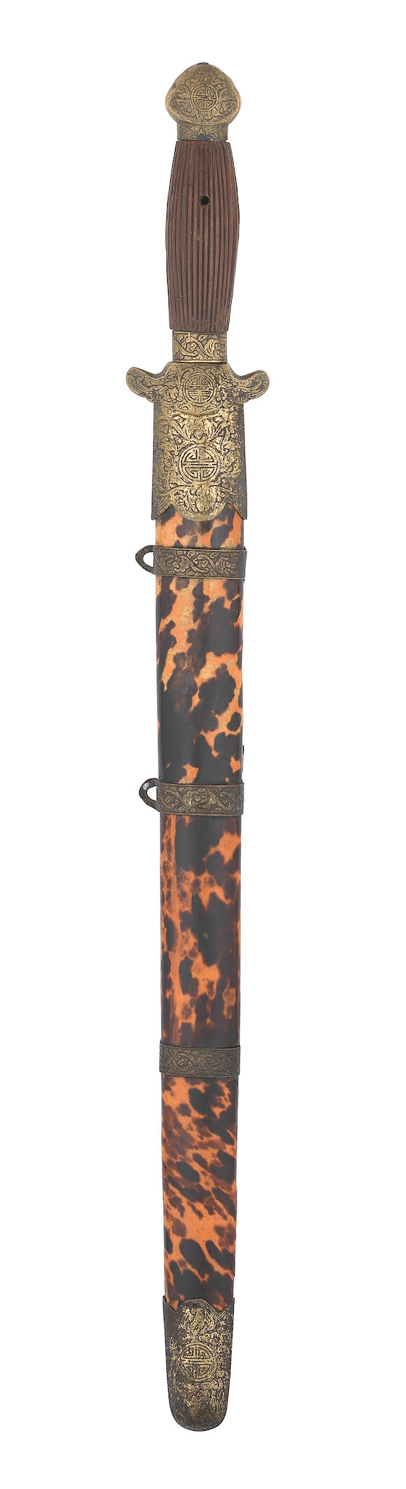 Tortoise Shell Pattern Sword Bonhams : A sword and tortoiseshell veneer scabbard 18th/19th century