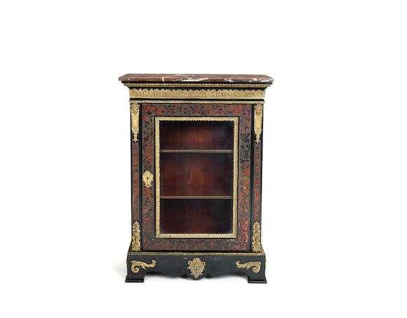 Bonhams : A French 19th century gilt metal mounted tortoiseshell and ...