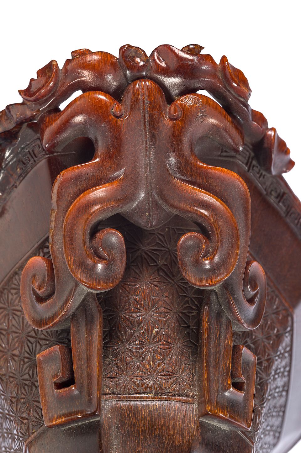 An archaistic rhinoceros horn libation cup 18th century