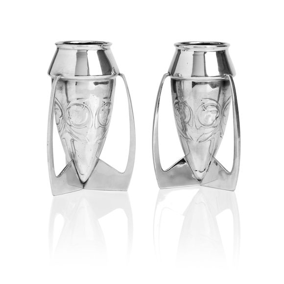 Bonhams Archibald Knox (British, 18641933), Liberty & Co., A pair of