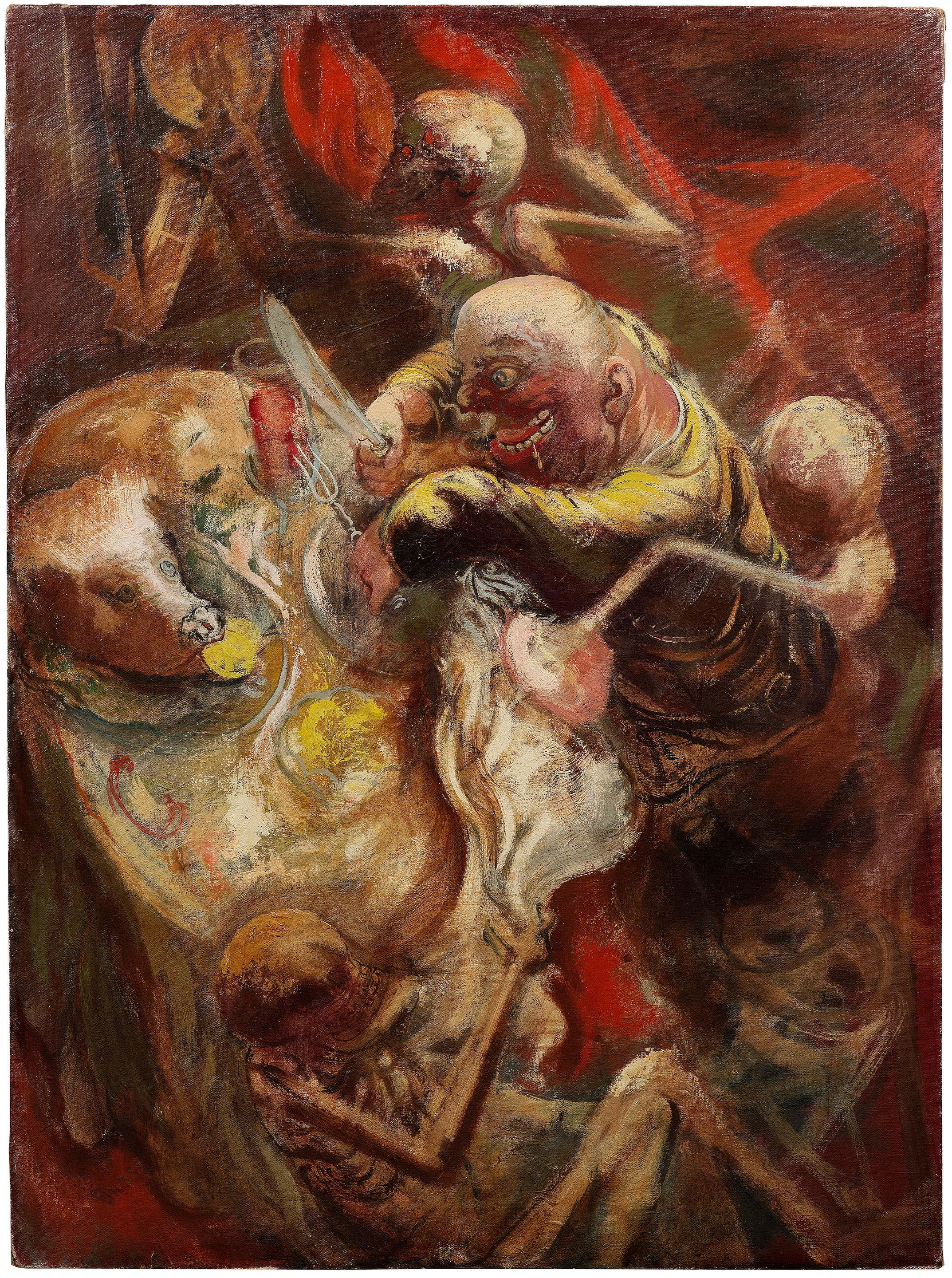 Какая гротескная ситуация. Георг Гросс. Отто Дикс художник. George Grosz картины. Георг Гросс акварели.