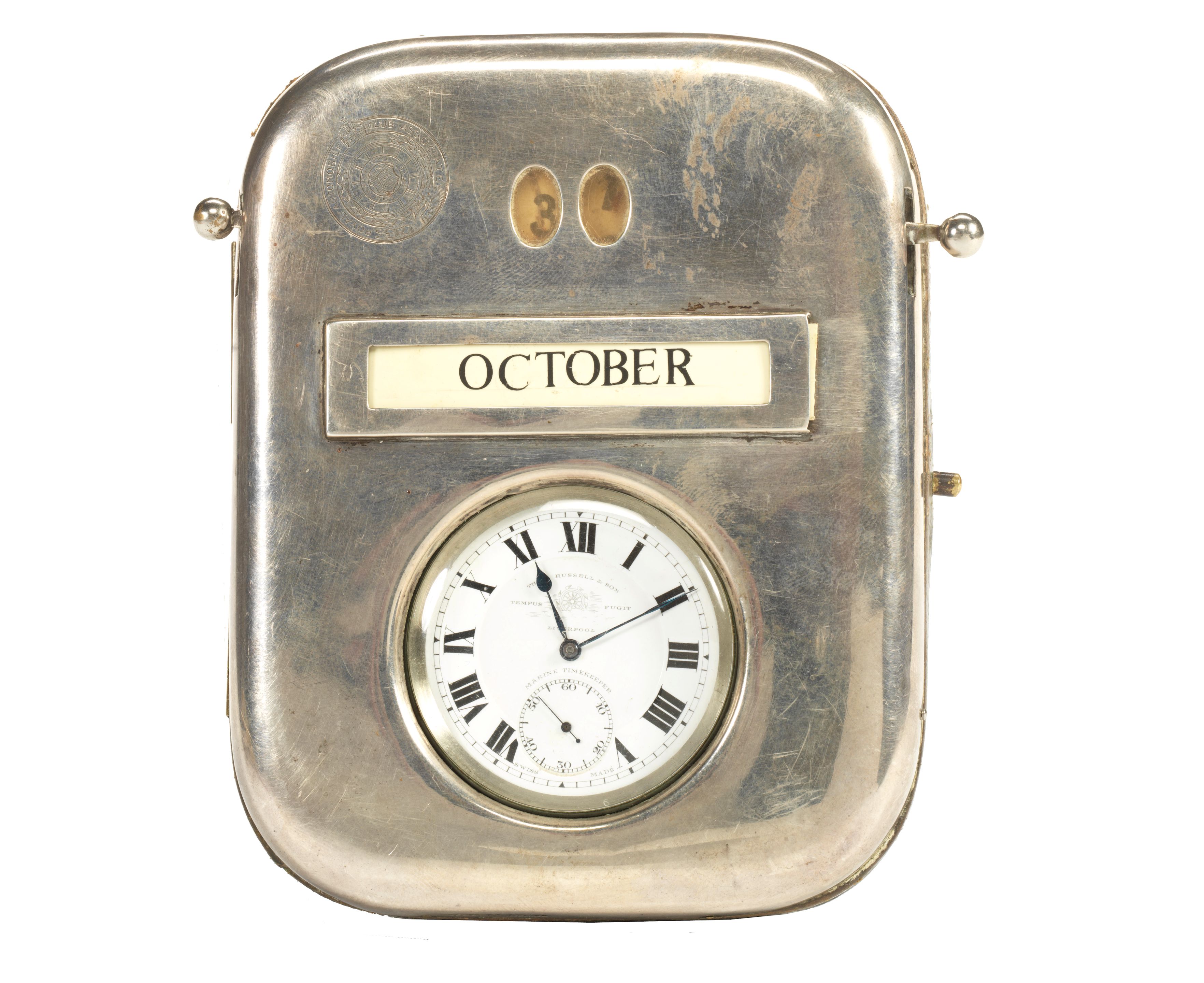 Bonhams Cars A Royal Automobile Club of Essex clock/pocketwatch stand