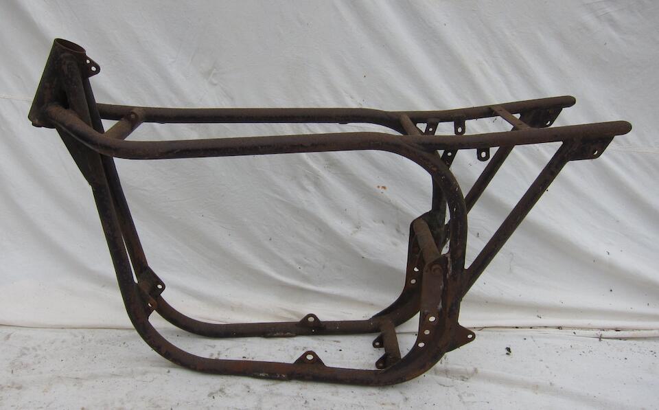 Bonhams A Norton Wideline featherbed frame,