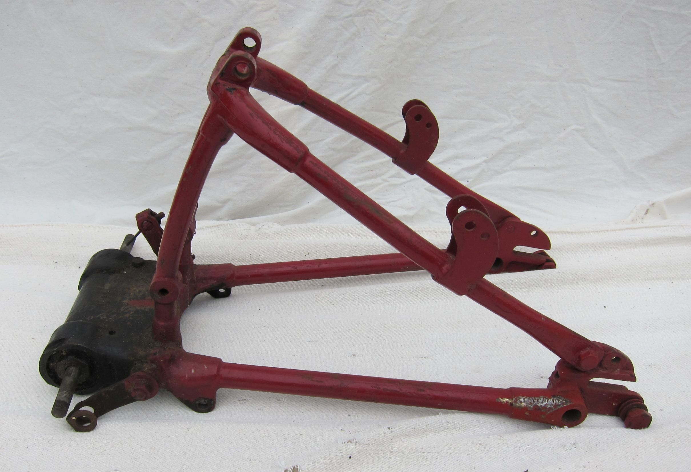 Bonhams Cars : A Vincent Comet Series C rear frame section,