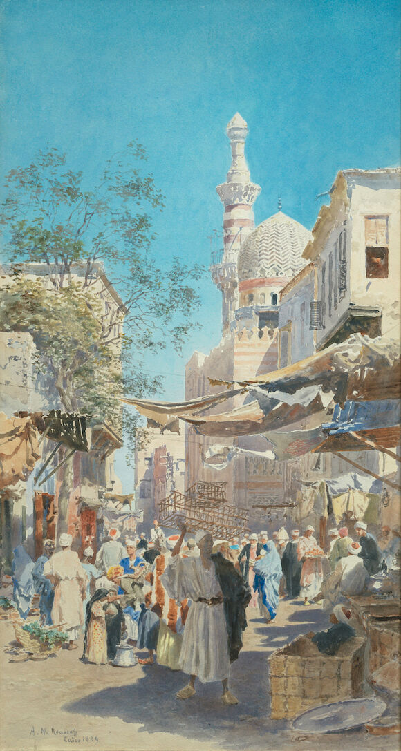 Bonhams : Alexandre Nicolaievich Roussoff (Russian, 1844-1928) A busy ...