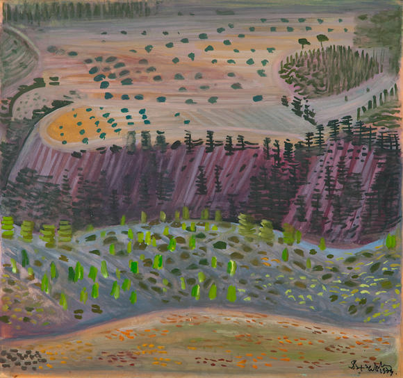 Bonhams : Valias Semertzidis (Greek, 1911-1983) Two landscapes ((2))