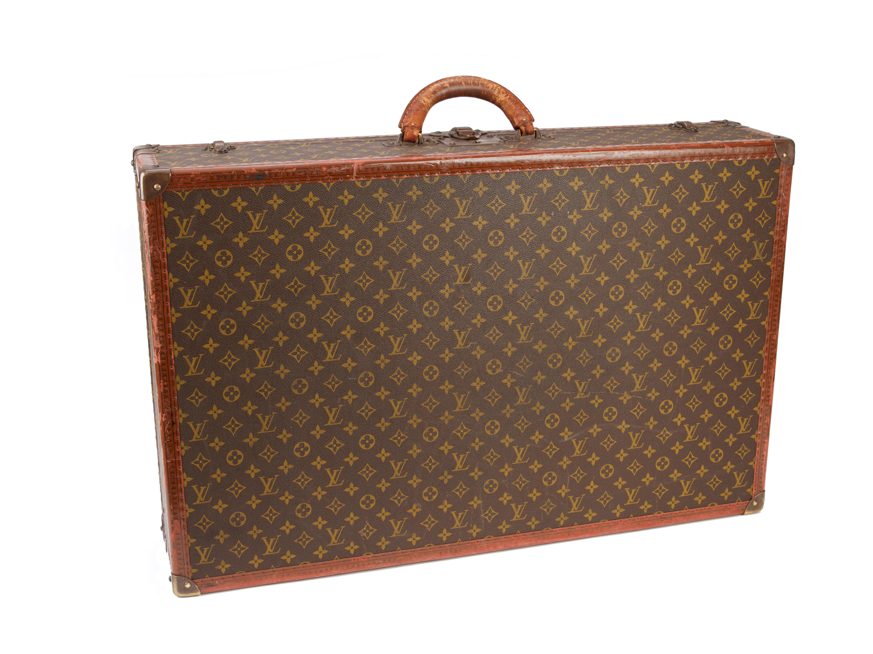 Louis Vuitton Suitcase Alzer 80 Monogrammed With Its Key 