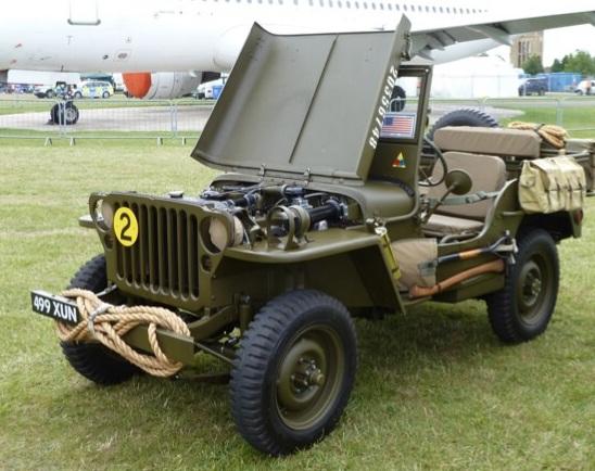 Bonhams : circa 670 miles since restoration,1943 Willys Jeep Chassis no ...