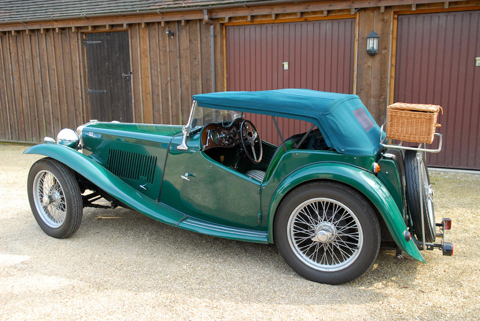 Bonhams : 1947 MG Midget TC Roadster Chassis no. TC2518 Engine no. XPAG ...