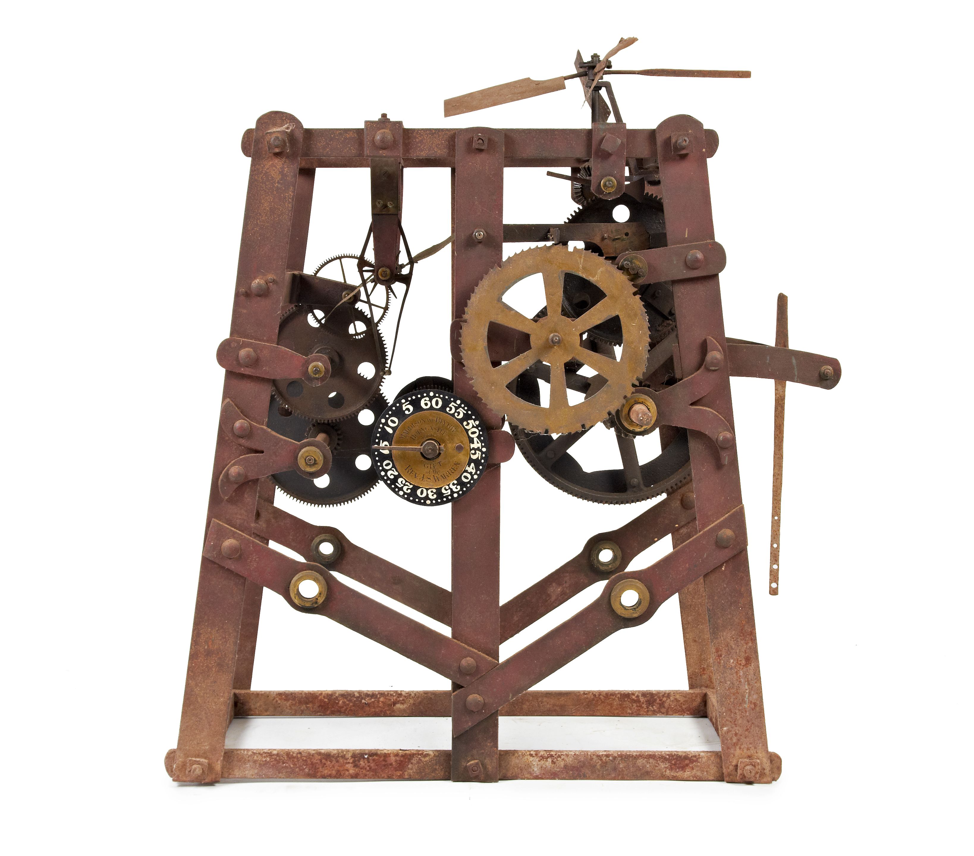 Bonhams A mid 19th century turret clock movement, with Denison double