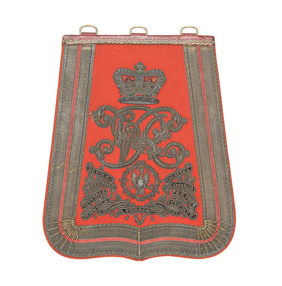 Bonhams : A Fine And Rare Officer's Full Dress Sabretache Of The 14th ...