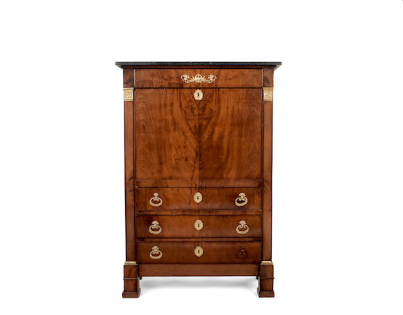Bonhams : A French mid 19th century gilt metal mounted mahogany ...