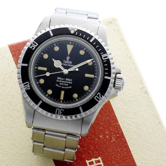 Bonhams : Tudor. A stainless steel automatic bracelet watch Submariner ...