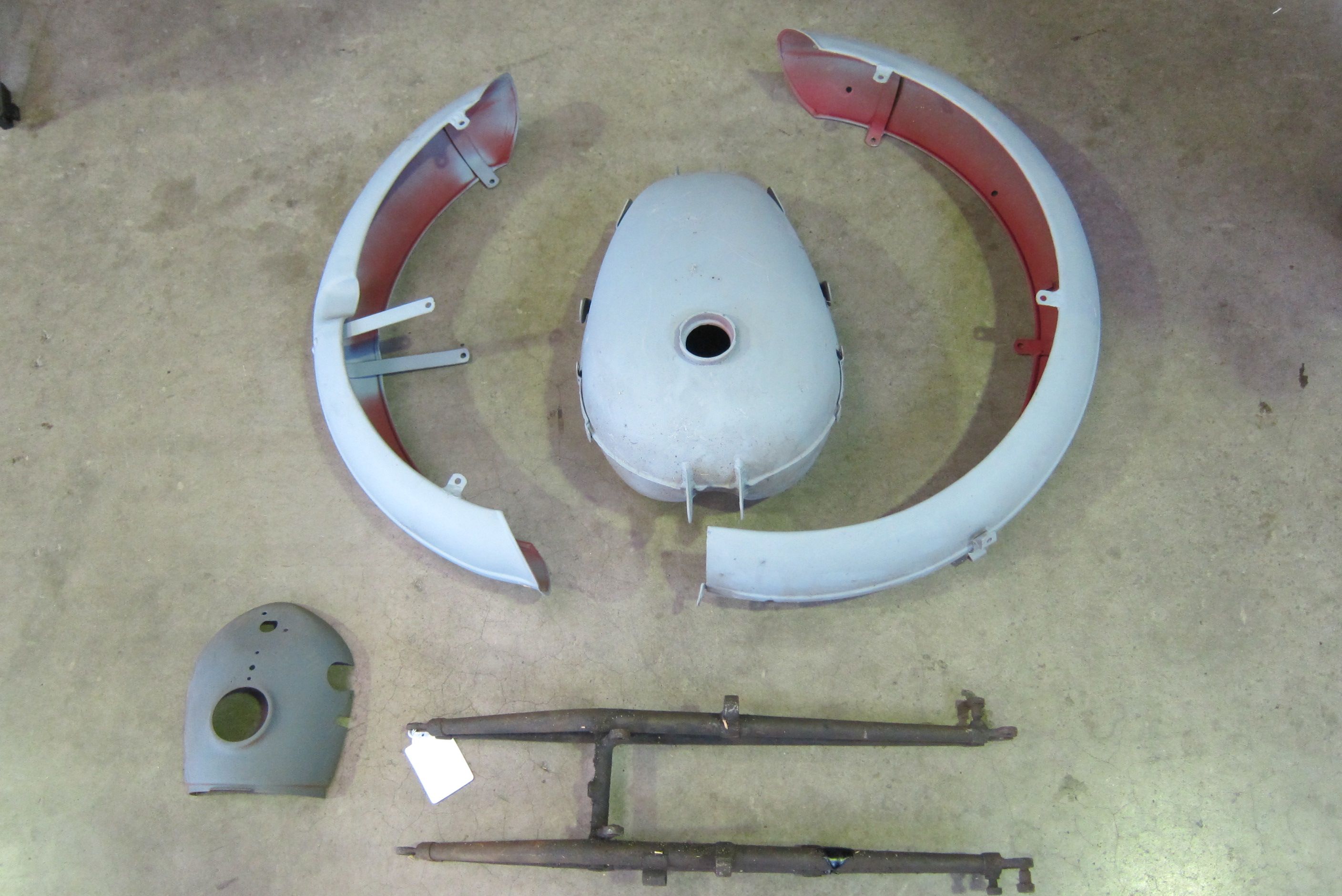 Bonhams Cars : An unidentified Lightweight motorcycle frame;