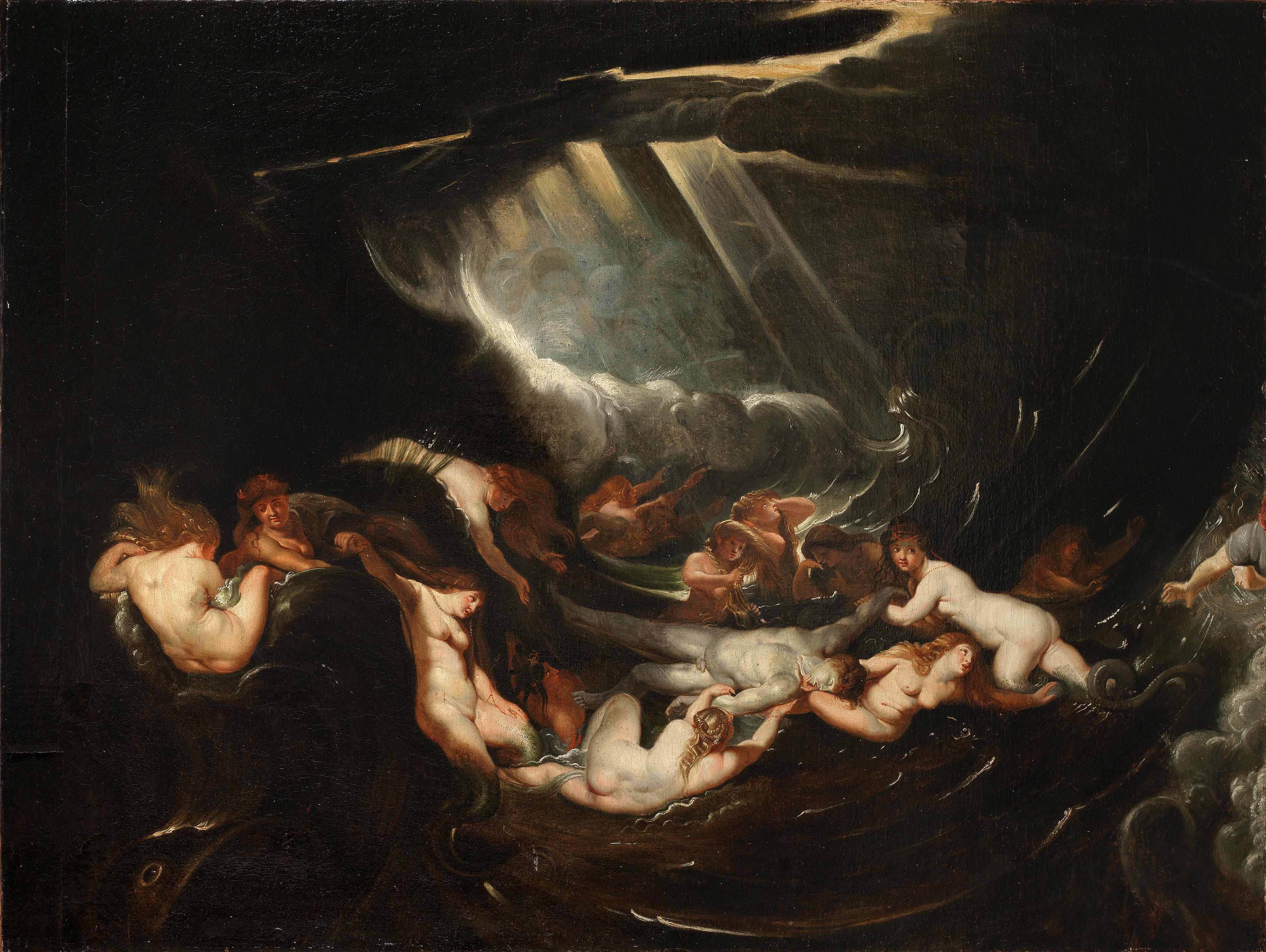 Bonhams : After Sir Peter Paul Rubens, 18th Century Hero and Leander