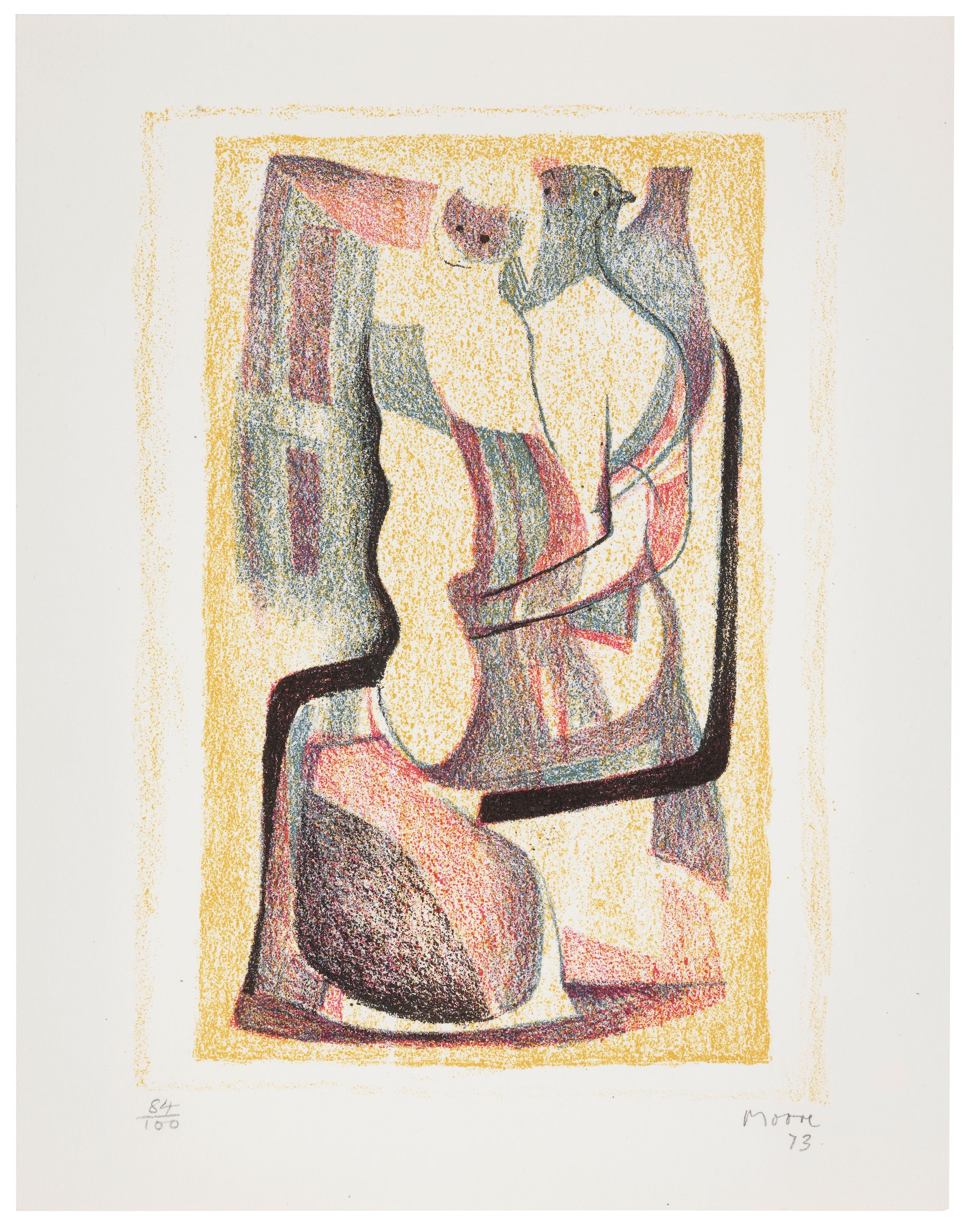 Seated Mother and Child