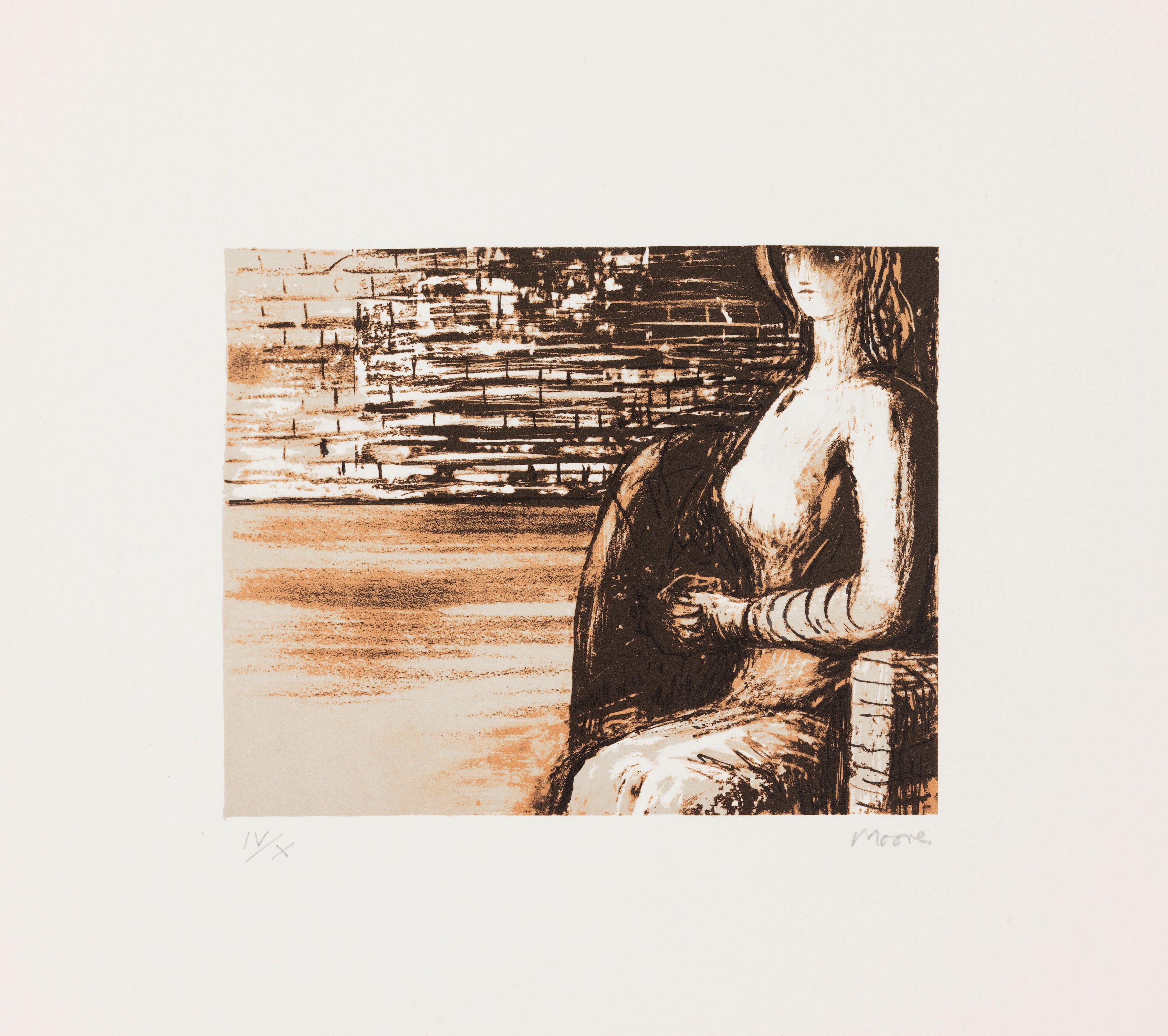 Reclining Figures on Beach