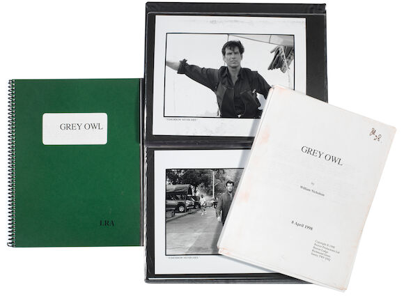 Bonhams : Grey Owl: two scripts for the film, Beaver Productions, 1998, 3