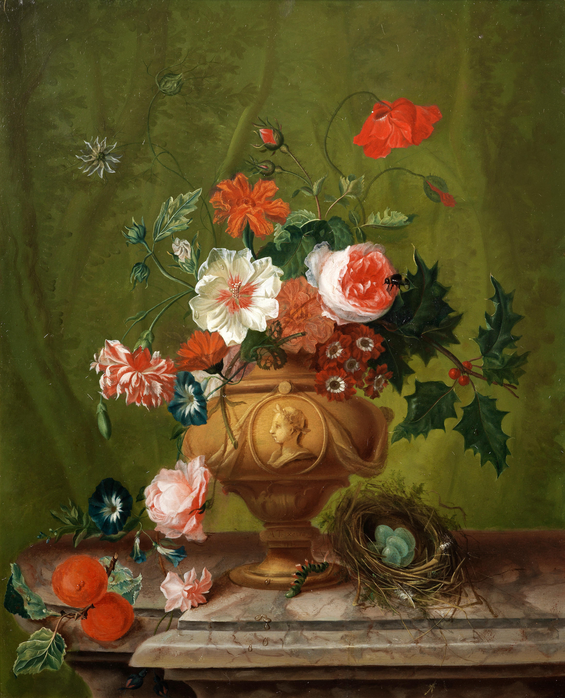 Bonhams : Abraham Teixeira (active Portugal circa 1777-1779) Roses ...