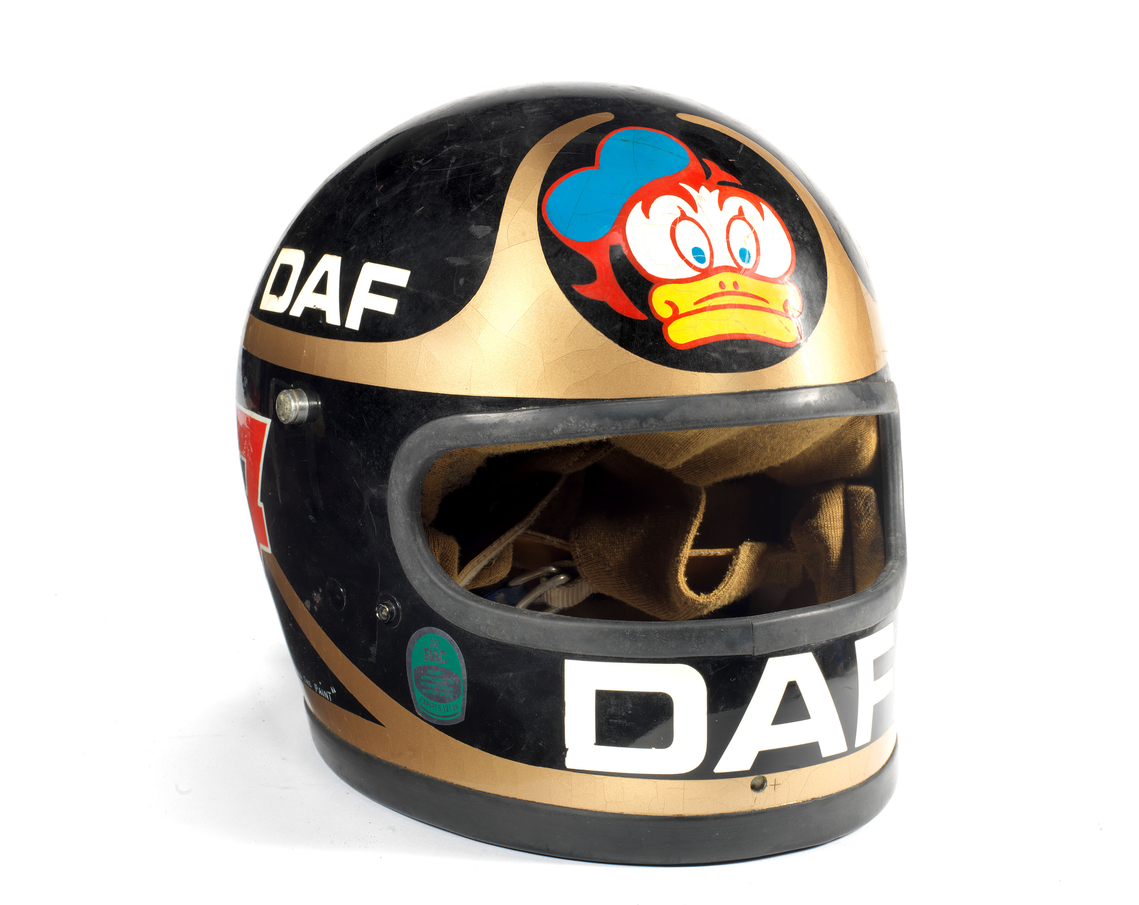 Bonhams Cars : A Barry Sheene race-worn helmet by Bell, 1980s,