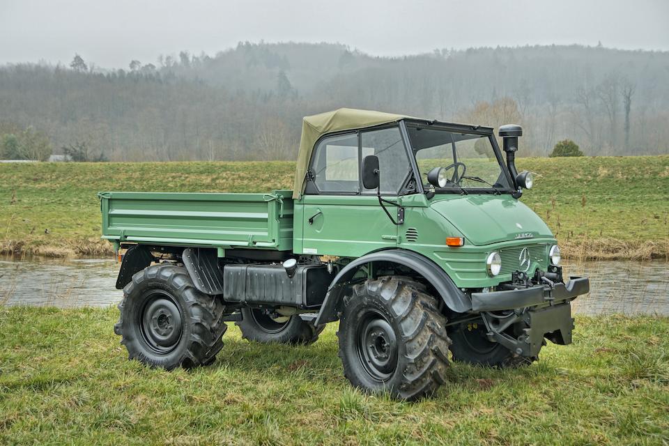 Bonhams : 1974 Mercedes-Benz Unimog 406A Kippwagen 4x4 Chassis no. 406. ...